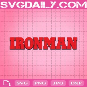 Ironman Text Svg