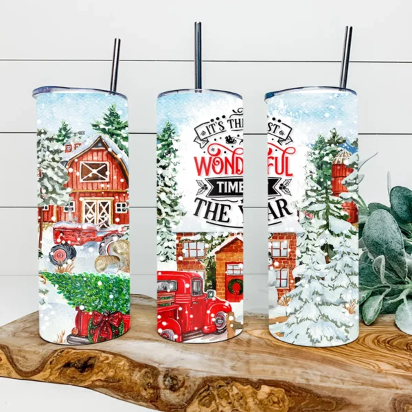 It's The Most Wonderful Time Of The Year 20oz Tumbler Skinny