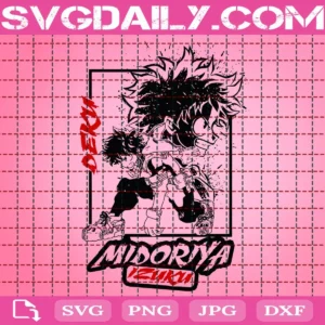 Izuku Midoriya My Hero Academia Svg