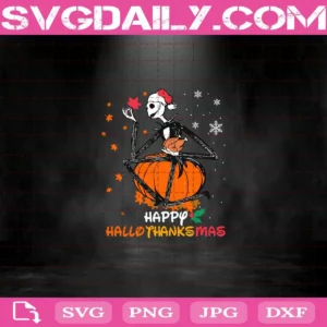 Jack Skellington Happy Hallo Thanks Mas Svg