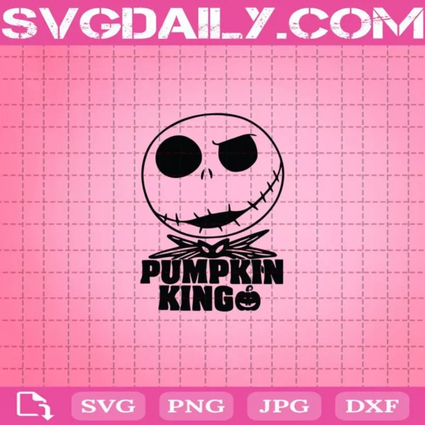 Jack Skellington Pumpkin King Svg