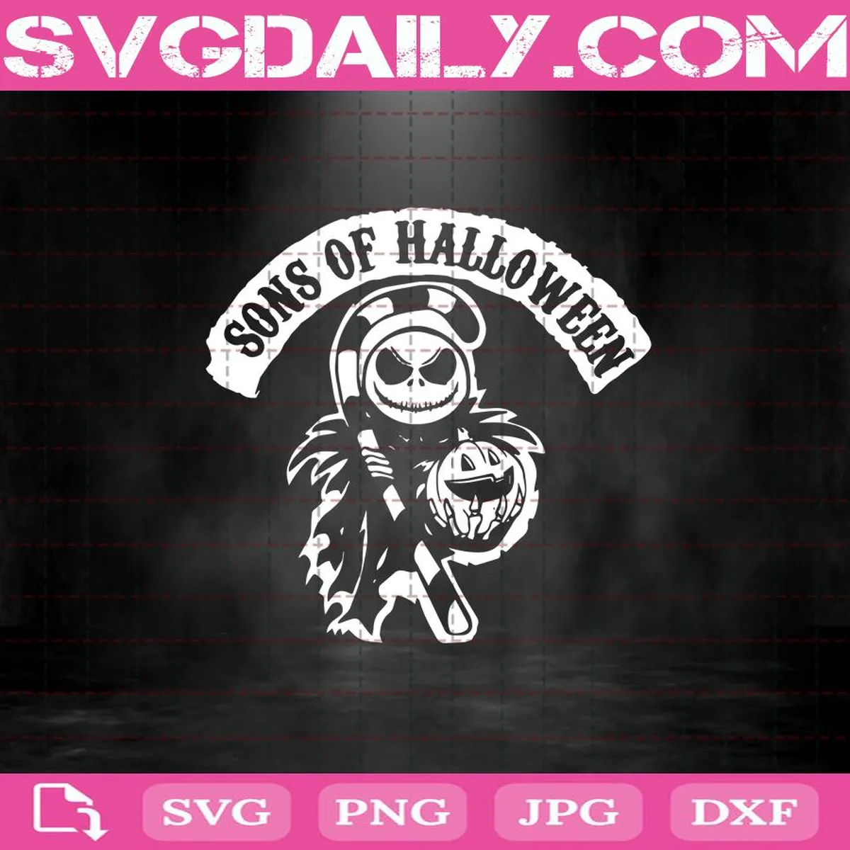 Jack Skellington Sons Of Halloween Svg