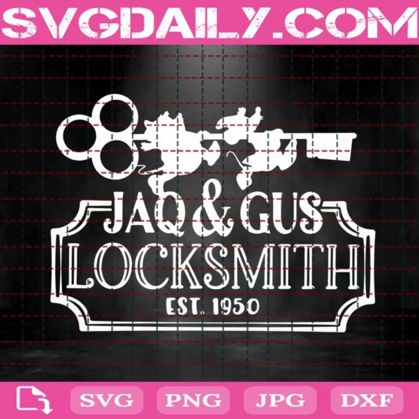 Jaq And Gus Locksmith Svg