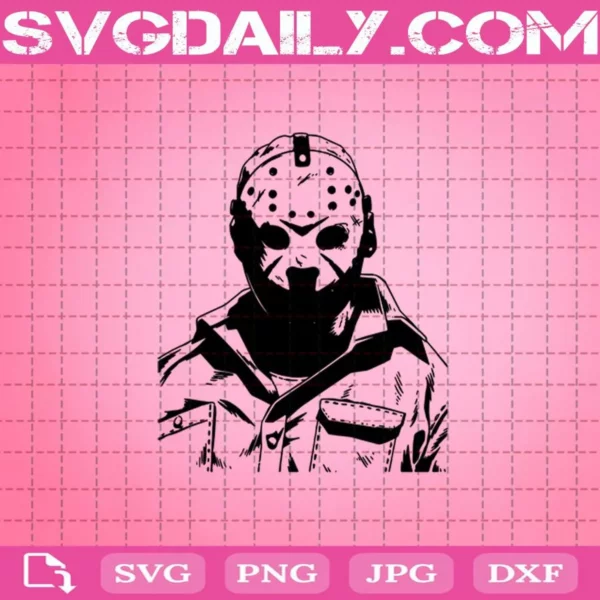 Jason Voorhees Friday The 13Th Halloween Svg