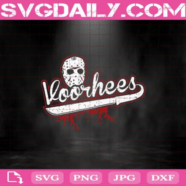 Jason Voorhees Friday The 13Th Svg Png Dxf Eps Cutting File For Cricut