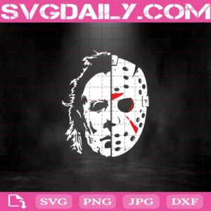 Jason Voorhees Michael Myers Svg Png Dxf Eps Cutting File For Cricut