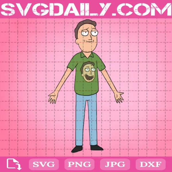 Jerry Smith Svg, Rick And Morty Svg