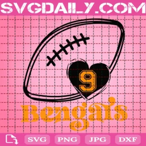 Joe Burrow Bengals Svg