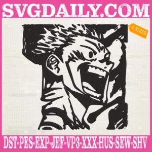 Jujutsu Kaisen Embroidery Design