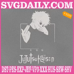 Jujutsu Kaisen Embroidery Design
