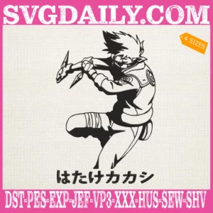 Kakashi Hatake Embroidery Design