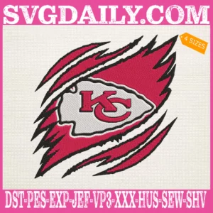 Kansas City Chiefs Embroidery Design