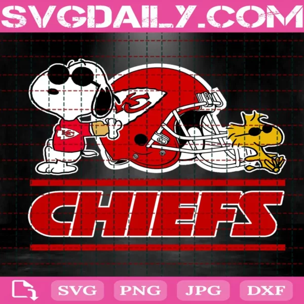 Kansas City Chiefs Snoopy Svg