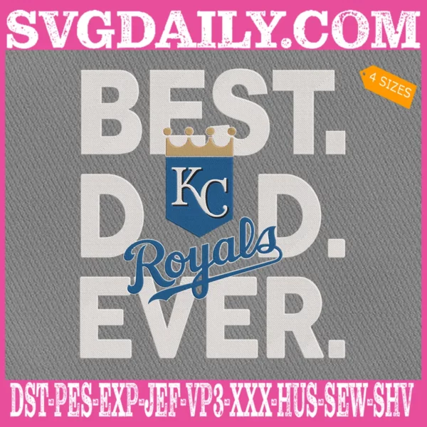 Kansas City Royals Embroidery Files