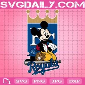 Kansas City Royals Mickey Svg