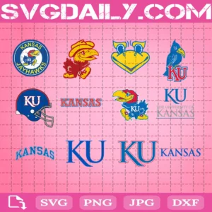 Kansas Jayhawks Ncaa Svg Bundle