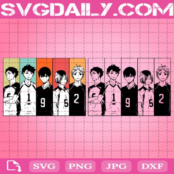 Karasuno Friends Svg