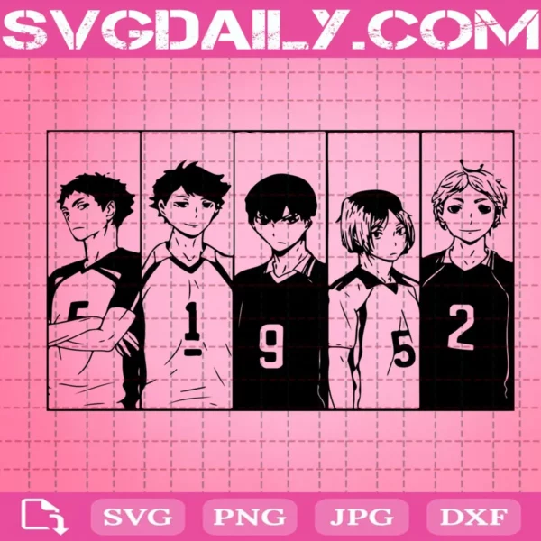 Karasuno Friends Svg