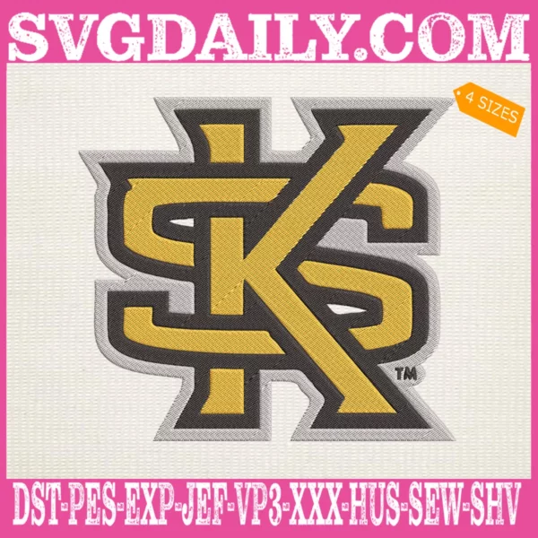 Kennesaw State Owls Embroidery Machine