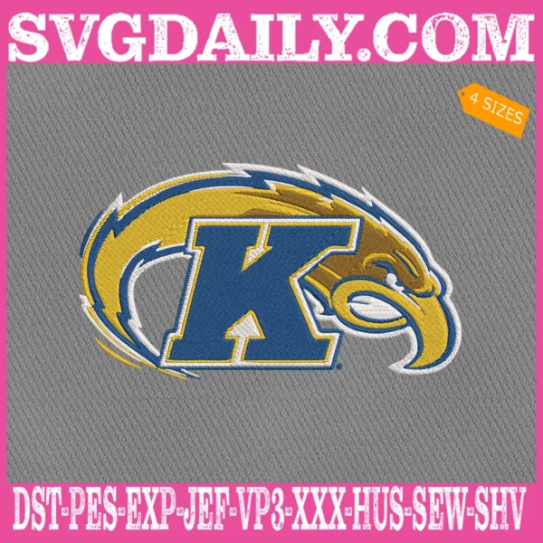 Kent State Golden Flashes Embroidery Machine
