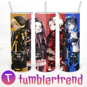 Kimetsu no Yaiba Characters 20oz Tumbler Skinny