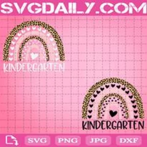 Kindergarten Boho Rainbow Svg