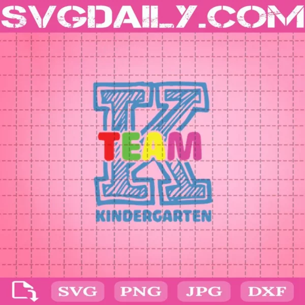 Kindergarten Team Svg