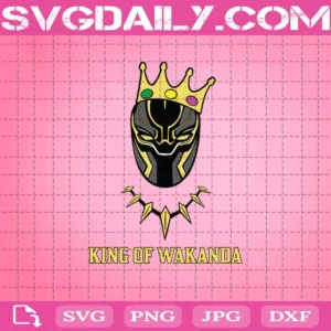 King Of Wakanda Svg