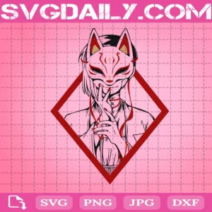 Kitsune Mask Svg