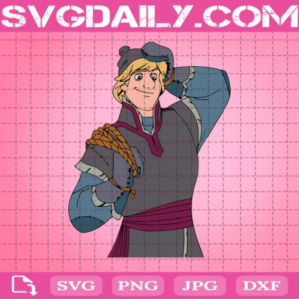 Kristoff Frozen Svg