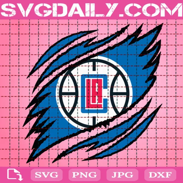 La Clippers Svg, Clippers Basketball Svg