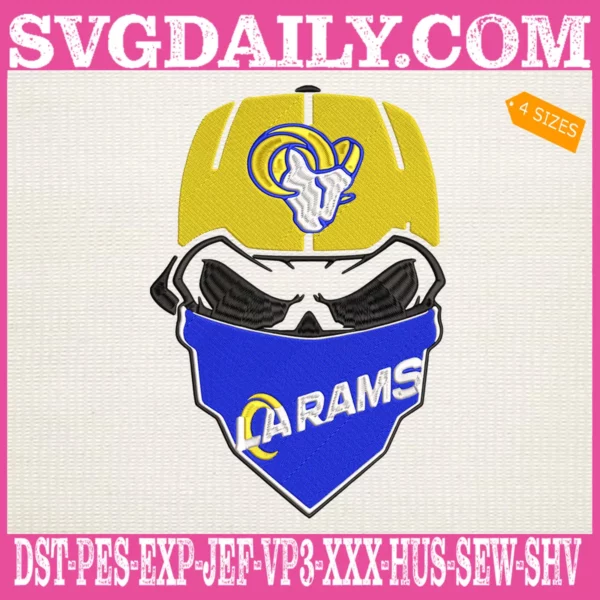 LA Rams Embroidery Files