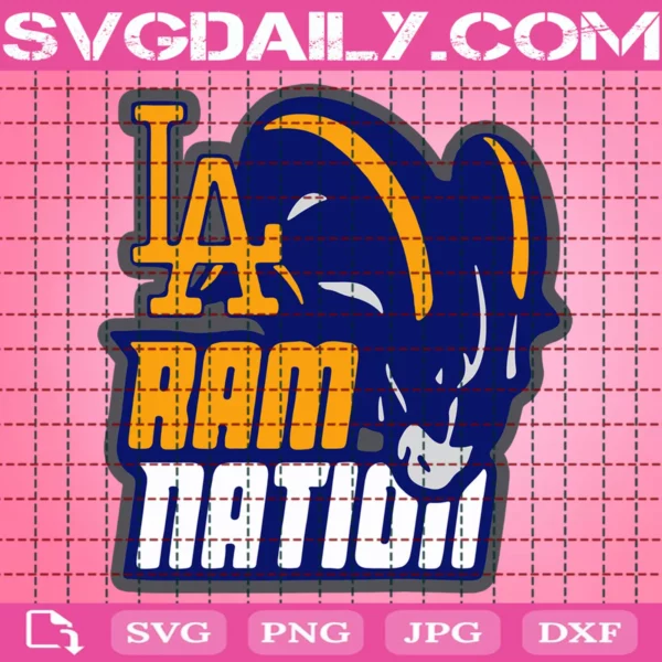 La Rams Nation Svg