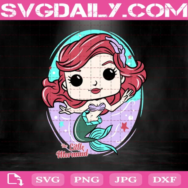 La Sirenita Svg, The Little Mermaid Svg