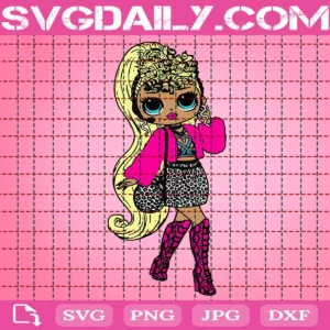 Lady Diva Svg, Lady Diva Fashion Doll Svg