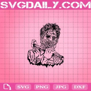 Leatherface Svg, Horror Movie Killers Svg