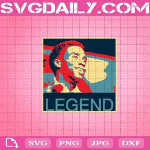 Legend Chadwick Boseman Classic Svg