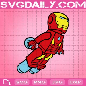 Lego Iron Man Svg