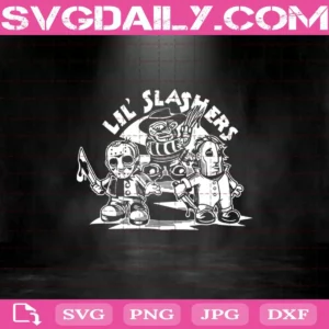 Lil Slashers Scary Movie Villians Svg