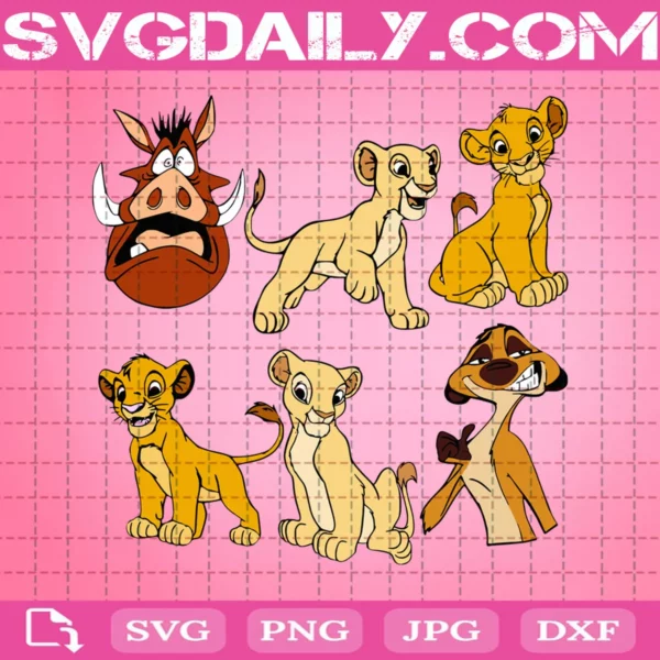 Lion King Character Svg