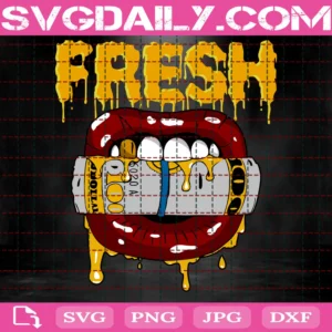 Lips Biting Money Roll