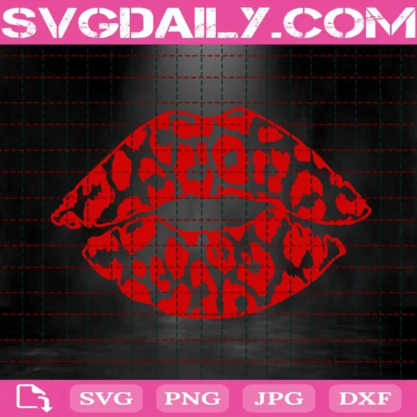 Lips Valentines Svg