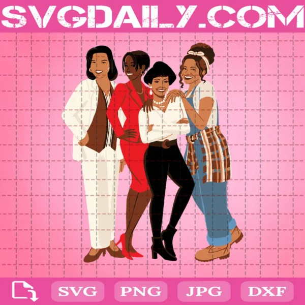 Living Single 90'S Tv Classic Tv Show Svg