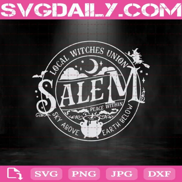 Local Witches Union Salem Svg