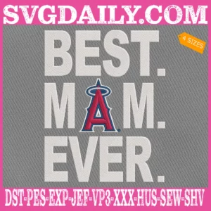 Los Angeles Angels Embroidery Files