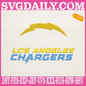 Los Angeles Chargers Embroidery Files