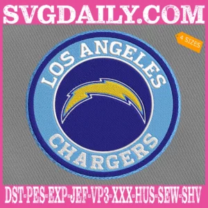 Los Angeles Chargers Embroidery Files