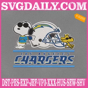 Los Angeles Chargers Snoopy Embroidery Files