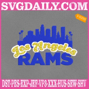 Los Angeles Rams Embroidery Files
