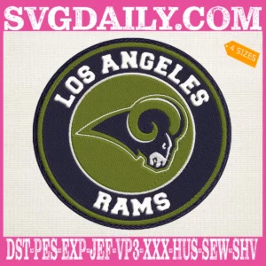 Los Angeles Rams Logo Embroidery Files